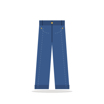 Slim Stretch Jeans, Mid Blue
