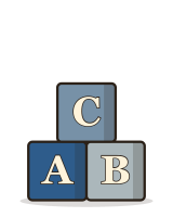Alphabet blocks