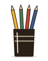 Pencil cup set