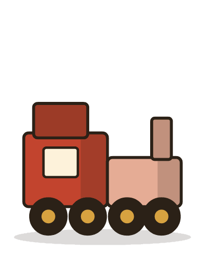 Wooden train