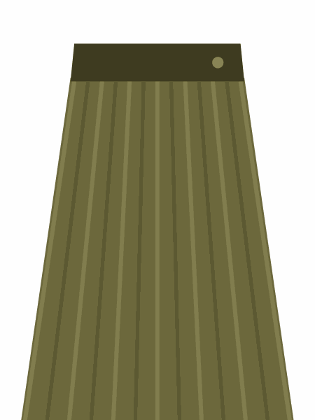 Juno pleated midi skirt