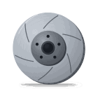 Brakewell vented brake discs, front pair, 330 mm