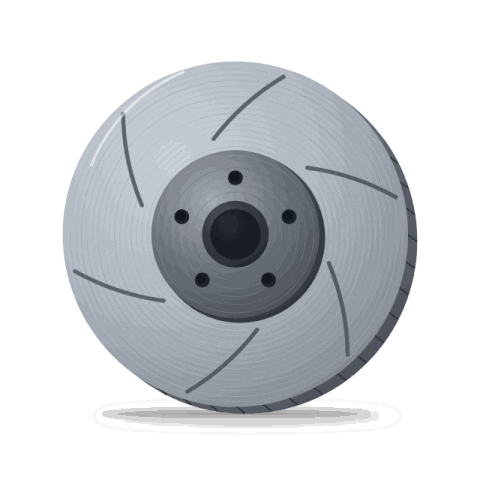 Brakewell vented brake discs, front pair, 330 mm
