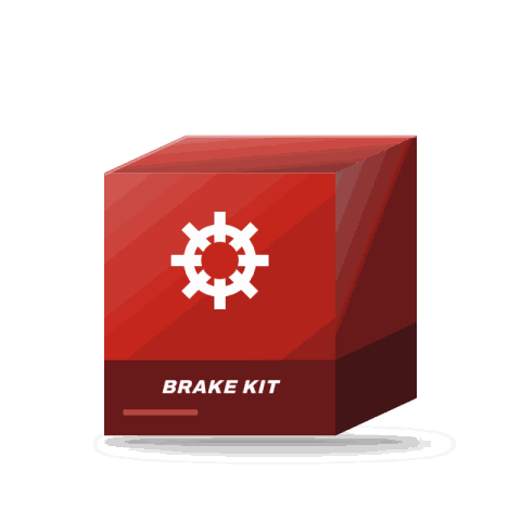 Brakewell front brake service kit: discs, pads and fluid