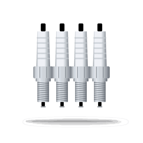 Torsa iridium spark plugs, set of 4