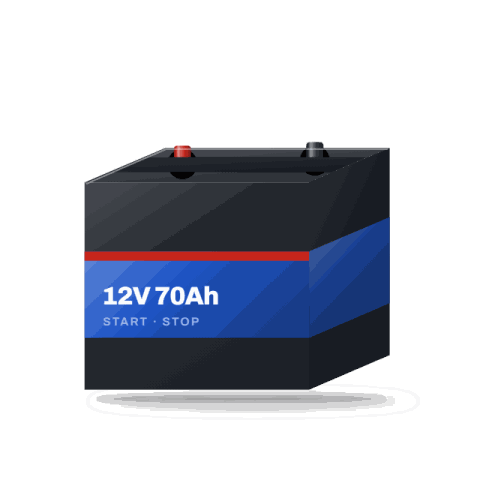 Voltaic AGM start-stop battery 70Ah, 760 A