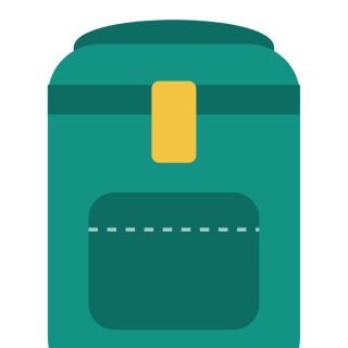 Roll-top backpack, 22 L