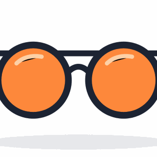 Round acetate sunglasses