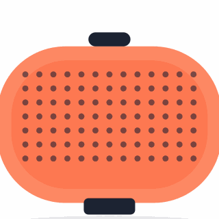 Portable speaker, coral