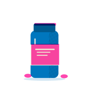 Daily probiotic capsules