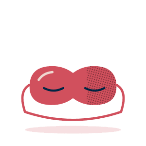 Contour sleep mask