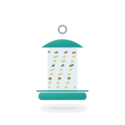 Refillable seed feeder