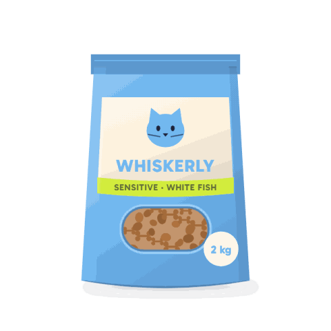 Sensitive digestion dry food, white fish