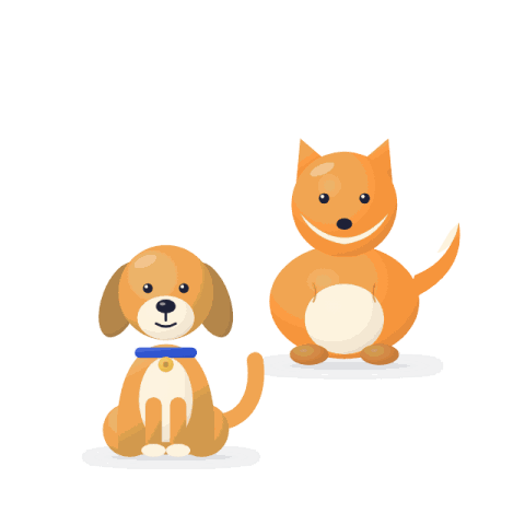 Squeaky fox plush