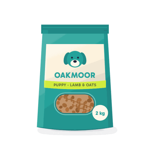 Puppy dry food, lamb & oats