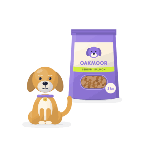 Senior dry food, salmon & sweet potato, grain free