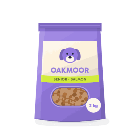 Senior dry food, salmon & sweet potato, grain free