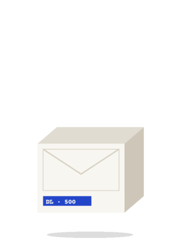 DL envelopes, self-seal, box of 500