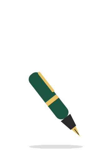 Brushed steel fountain pen, fine nib