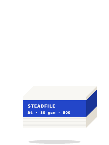 A4 copy paper 80 gsm, 500 sheets