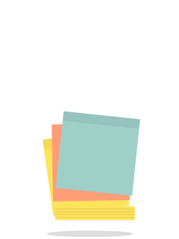 Sticky notes 76 x 76 mm, 3 pads