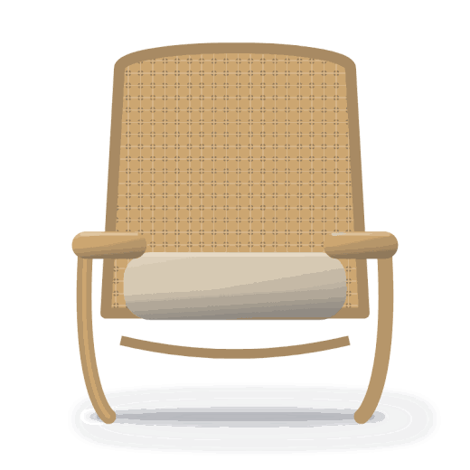 Cala rattan lounge chair