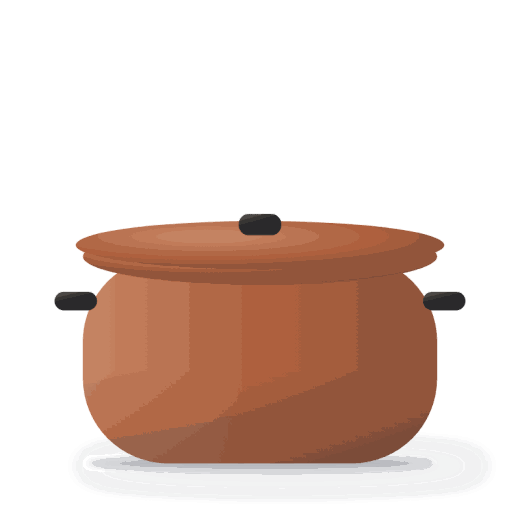 Cast iron casserole, 26 cm