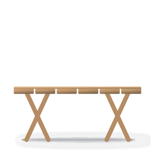 Isla garden dining table