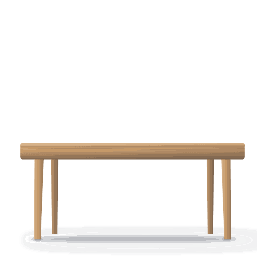 Tavola oak dining table