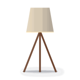 Trio tripod floor lamp