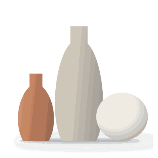 Trio vase set