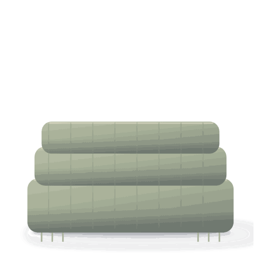 Waffle cotton throw