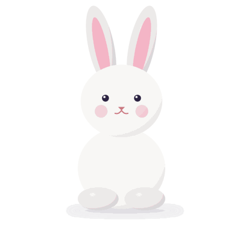 Sleepy bunny comforter