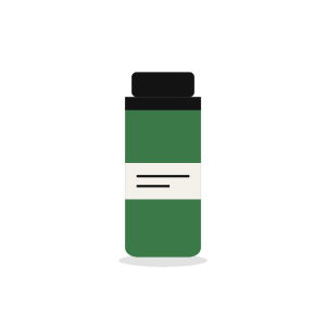 Insulated bottle 0.75 L, green