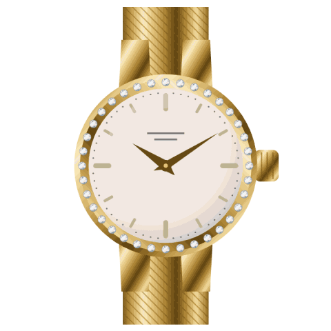 Linnea petite watch, mesh strap