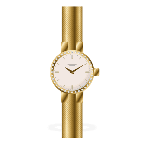 Linnea petite watch, mesh strap