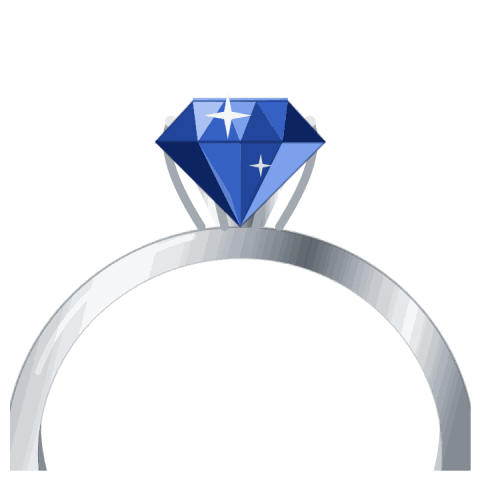 Sapphire solitaire ring