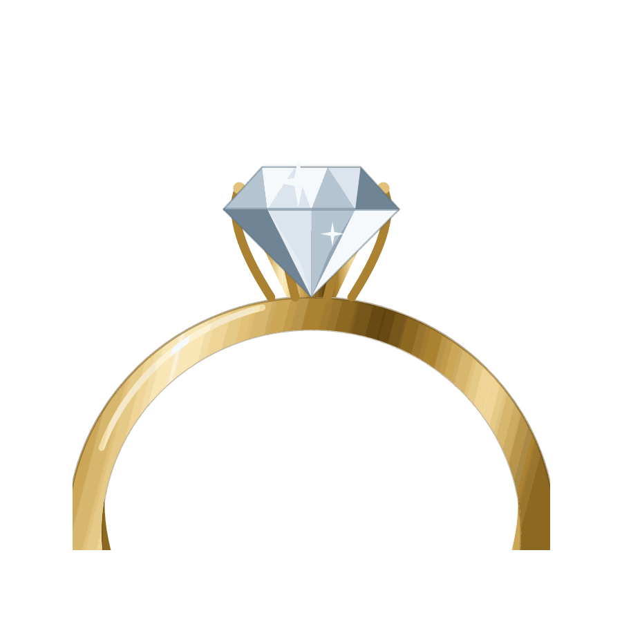 Solstice solitaire engagement ring