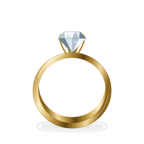 Solstice solitaire engagement ring