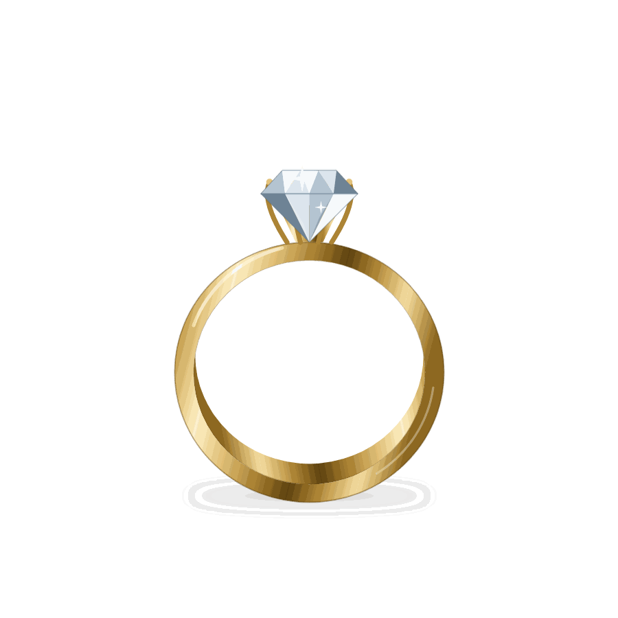 Solstice solitaire engagement ring