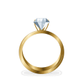 Solstice solitaire engagement ring