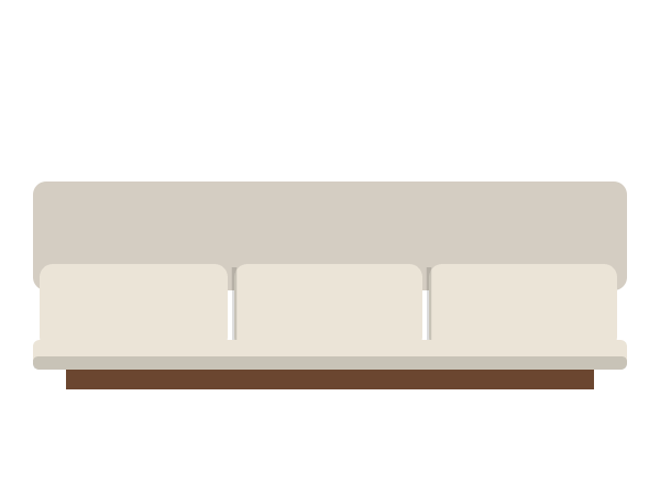 Bay modular sofa, 3 modules