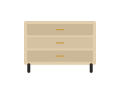 Drift dresser, 3 drawers