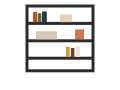 Grid bookcase