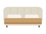 Haven upholstered bed, queen