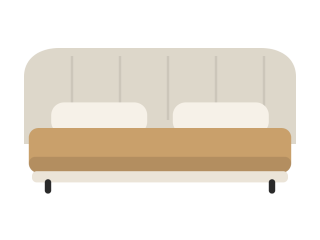Haven upholstered bed, queen