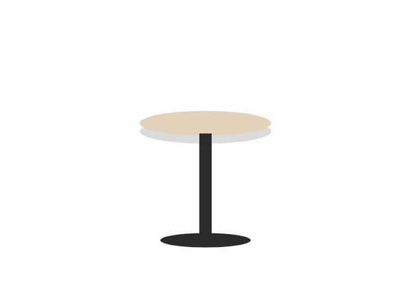 Pebble side table
