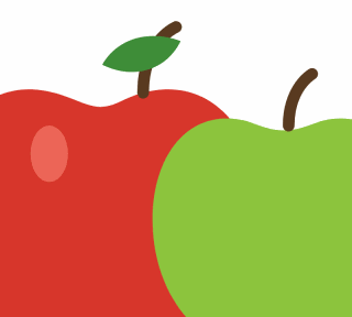Crisp mixed apples