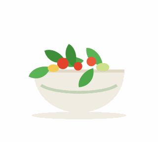 Mixed salad leaves