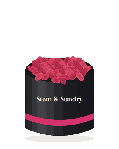 Rose Hat Box, Red